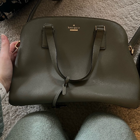 kate spade Handbags - Kate Spade Forest Green Satchel